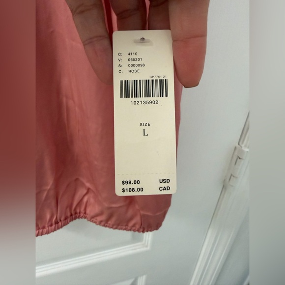 By Anthropologie Cinched Buttondown Blouse (Size L) - Picture 7 of 8